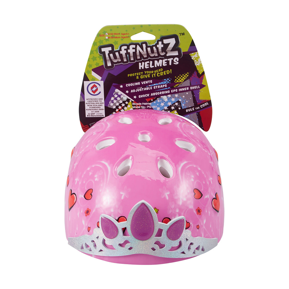 3D Tiara Ride on Helmet  Suitable for Ages 5+ years