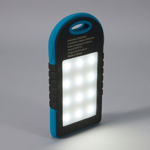 Anko Portable Charger with Solar / Ideal for Camping & Travel - TheITmart