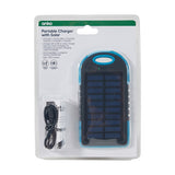 Anko Portable Charger with Solar / Ideal for Camping & Travel - TheITmart