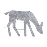 Anko 45 LED Solar Powered 3 Glittered Wire Reindeers - TheITmart