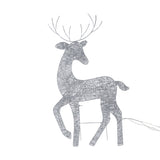Anko 45 LED Solar Powered 3 Glittered Wire Reindeers - TheITmart
