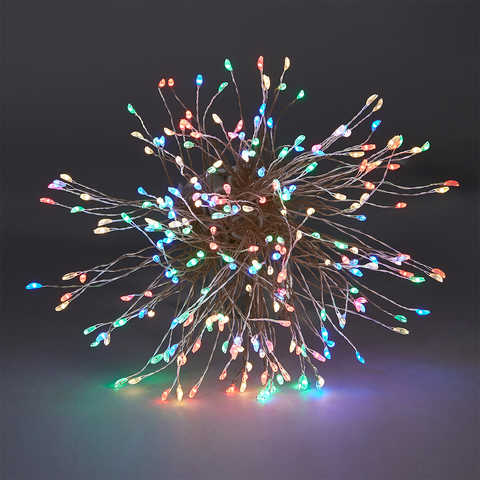 Anko 240 Wire Spray String Lights / Warm White Or Multicolour - TheITmart