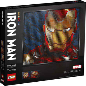 LEGO Art Marvel Studios Iron Man - Ages 18+ Years/31199