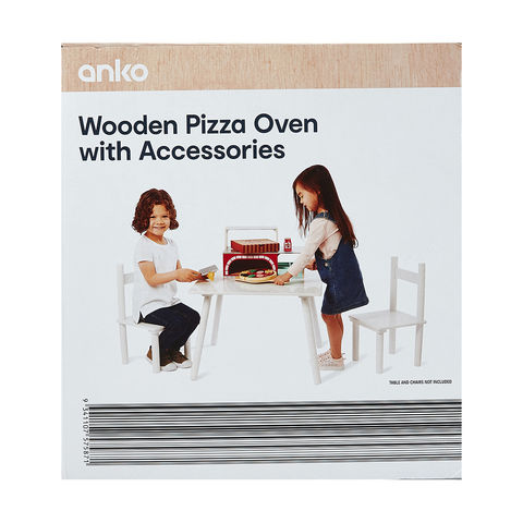 Anko Wooden Pizza Oven with Accessories  Ages 3+ Years