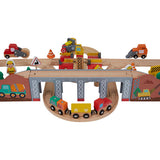 Anko Wooden Construction Train Set / Ages 3+ Years