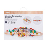 Anko Wooden Construction Train Set / Ages 3+ Years