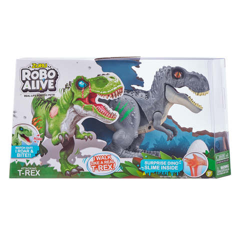 Zuru Robo Alive Attacking T-Rex Dinosaur Toy - Assorted Ages 3+