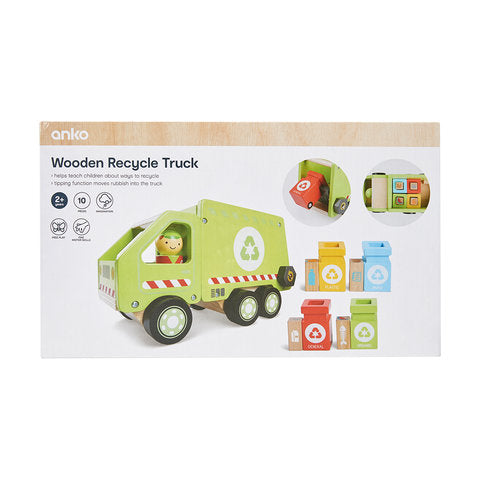 Anko Wooden Recycle Truck / Ages: 2+ years