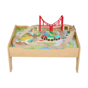 Anko Wooden Train Table with Storage / Ages 3+ Years