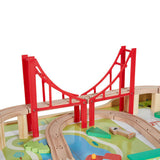 Anko Wooden Train Table with Storage / Ages 3+ Years