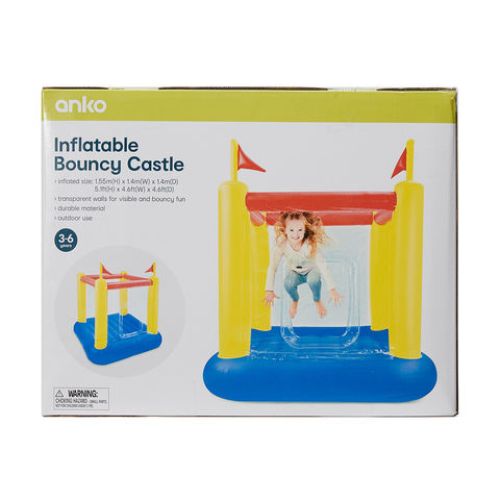 Anko Inflatable Bouncy Castle / Suitable for 3 - 6 Years/ Durable Material