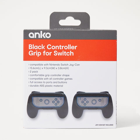 Black Controller Grip For Switch