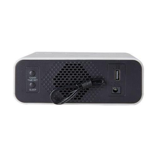 Anko Clock Radio with Wireless Charger White / Dimming Clock / 40 Pr