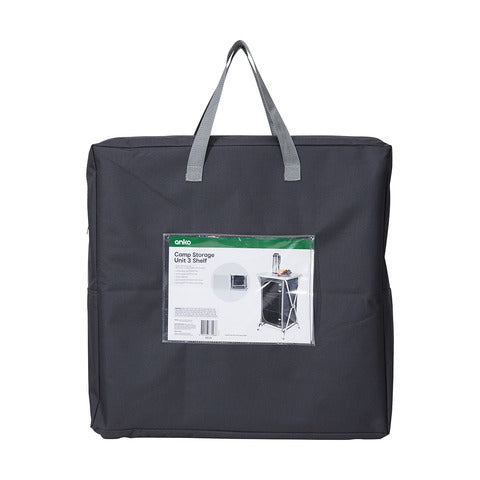 Anko 3 Shelf Camp Storage Unit / Grey