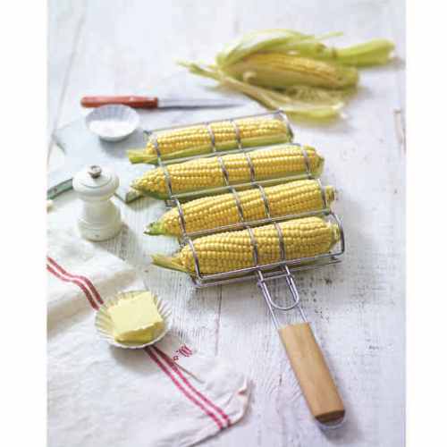 Portable Camping BBQ Corn Griller / Cooks 4 Corn Cobs / Ideal for Camping