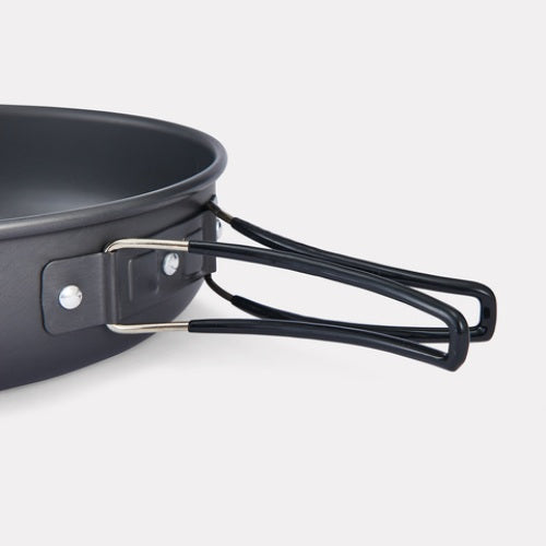 1.2 L Aluminium Camping Frypan / Heat Resistant Handle / Ideal for Camping & Travel