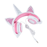 Kids LED Light-Up Headphones - Unicorn