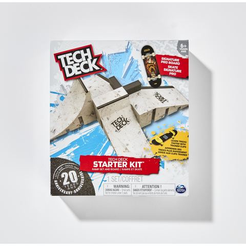 Tech Deck Starter Kit Grey - Suitable for Ages 6+ years