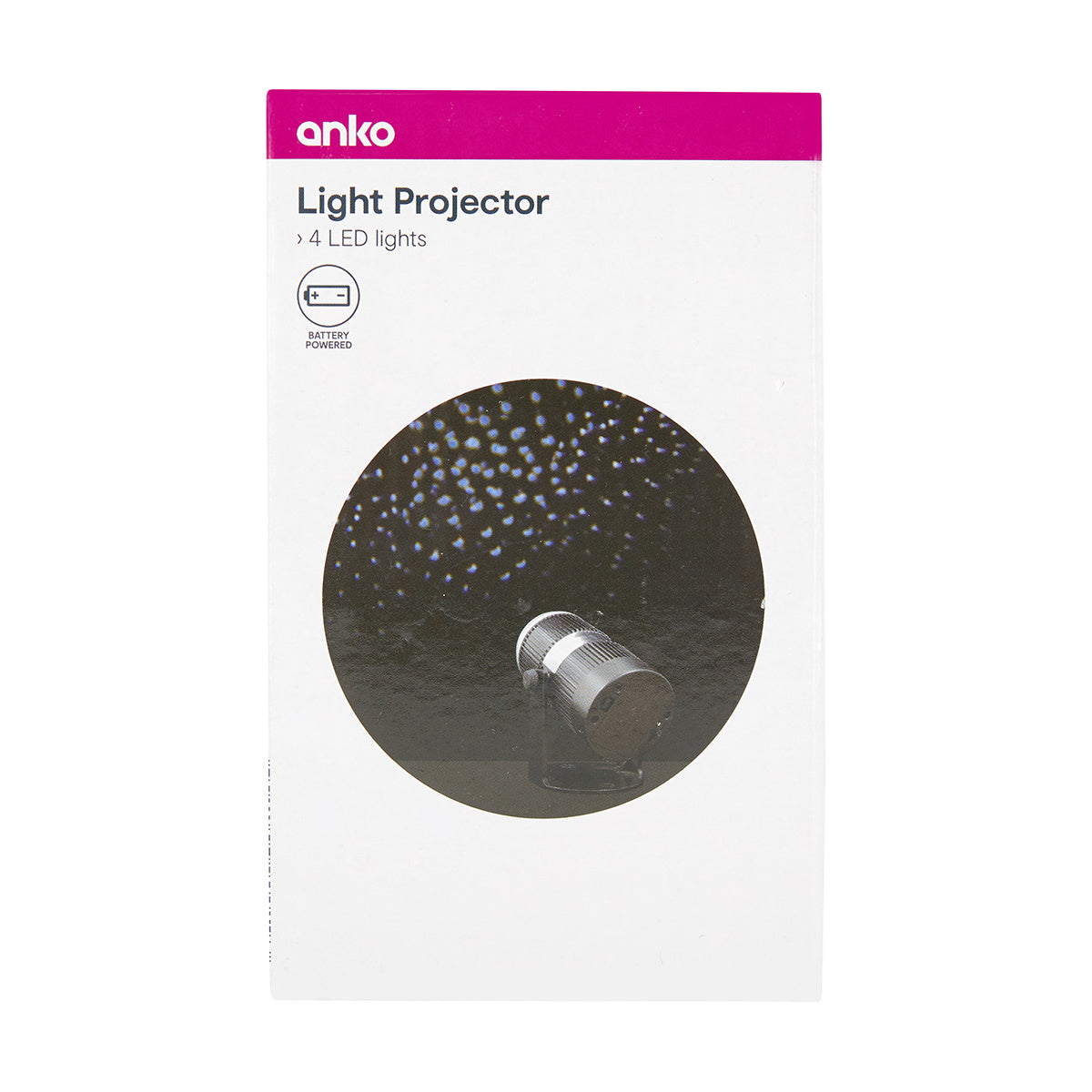 Light Projector/4LED lights/Battery Powered