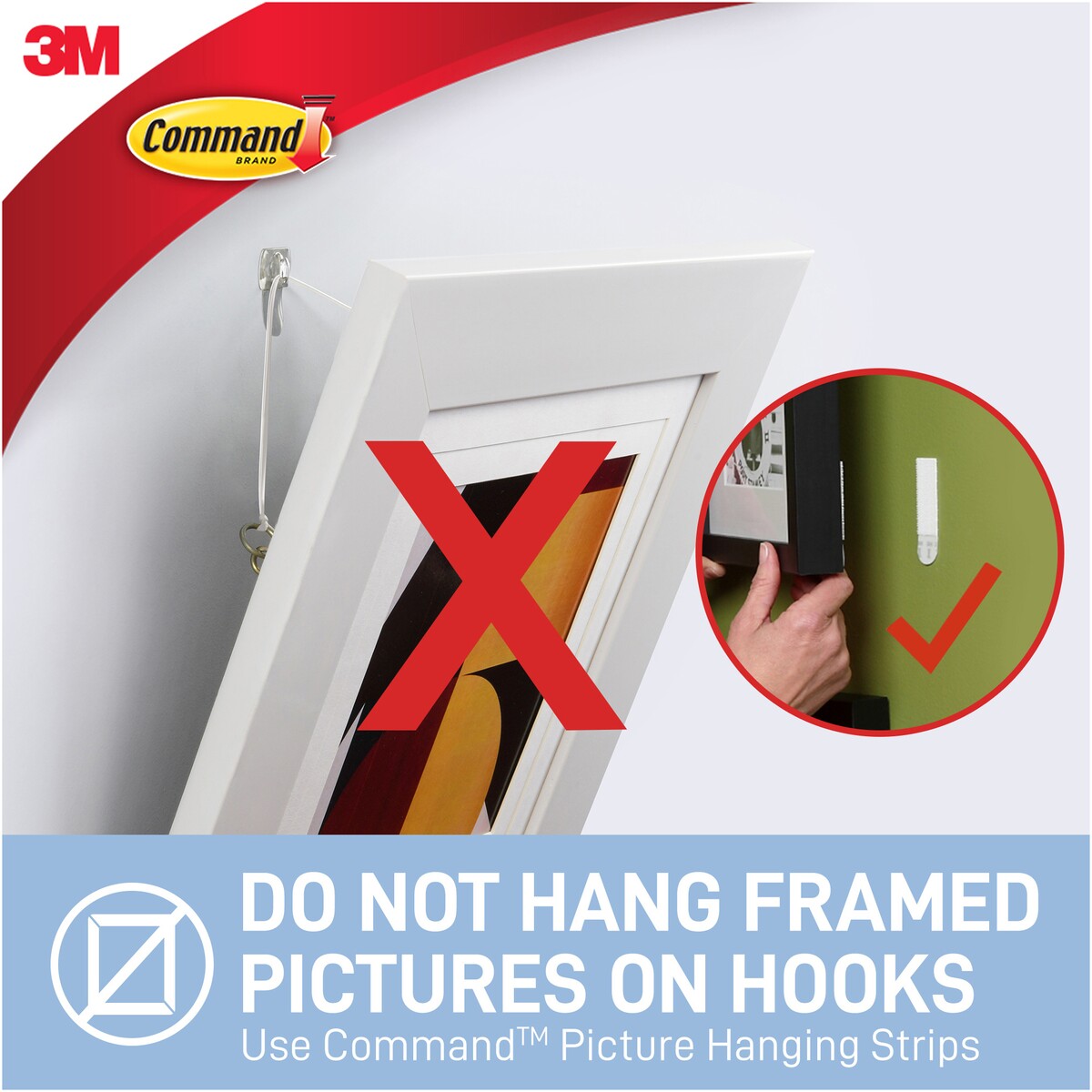 3M Command Adhesive Decorating Clips 20 Pack - Clear