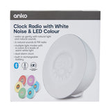 Clock Radio with White Noise & LED Colour - TheITmart