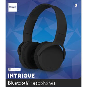 Vivitar Muze Intrigue Bluetooth Headphones- Black (MUZ4002-BLK)