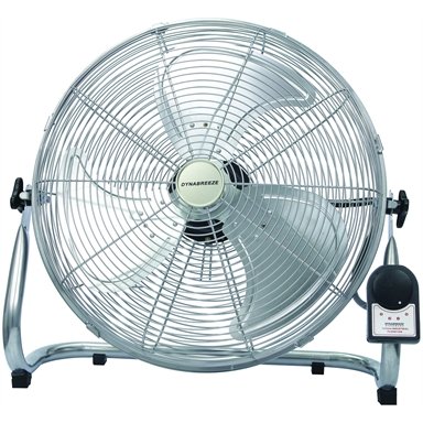 Dynabreeze 450mm Silver Industrial Floor Fan - TheITmart