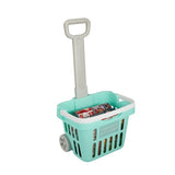 7 Piece Pull Along Shopping Basket/ Suitable for Ages 3+ Years