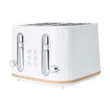 4 Slice Toaster - White/Convenient Browning & Defrost