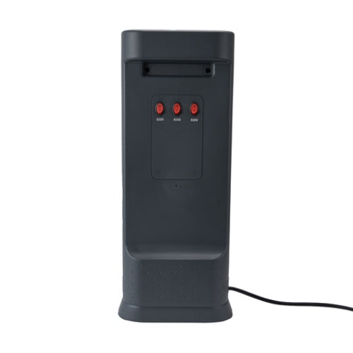 Anko Black Radiant Heater/ 3 Heat Settings / Safety Tip-Over Switch