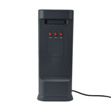 Anko Black Radiant Heater/ 3 Heat Settings / Safety Tip-Over Switch