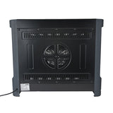 Anko Black Radiant Heater/ 3 Heat Settings / Safety Tip-Over Switch