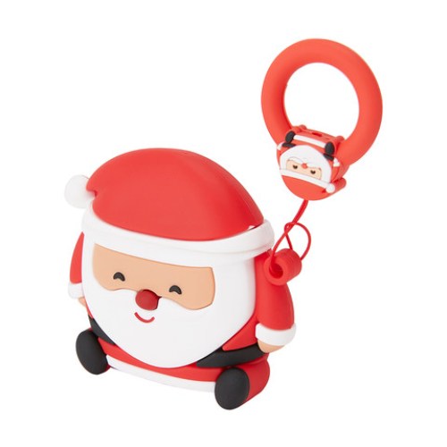 Airpods Gen 1/2 Red Case - Santa/ Suitable for Airpods Gen 1/2