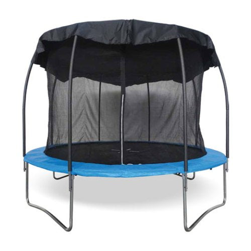 Trampoline Black Sun Shade / 390 x 390cm Adjustable Size / Easy to Install - TheITmart