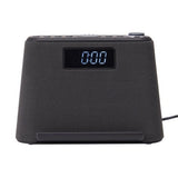 Digital Clock Radio with Wireless Charger - Black / Bluetooth Enabled
