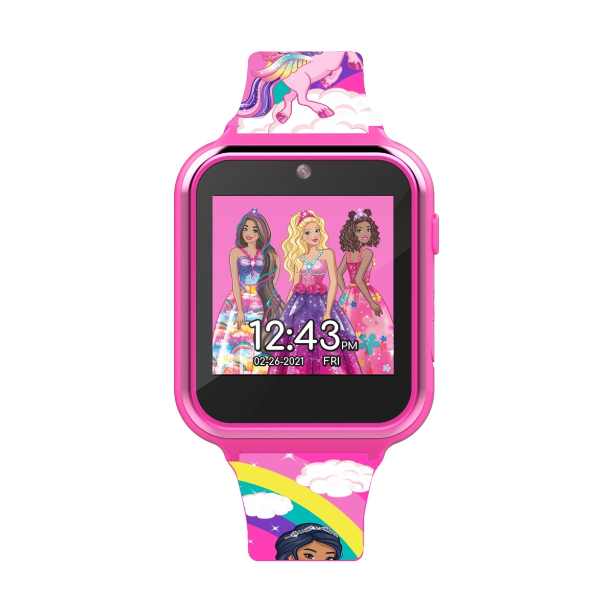 Barbie Kids Smart Watch - Pink /Camera Time Learning Video & Calculator - TheITmart