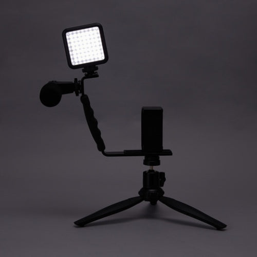 Battery Operated Vlogging Kit with Table Top Tripod Stand/ Indoor or Outdoor Use