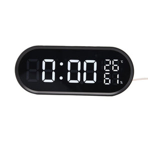 Clock Radio - Wood Look/ Touch Key / Light Sensor/ FM Radio/ Temperature