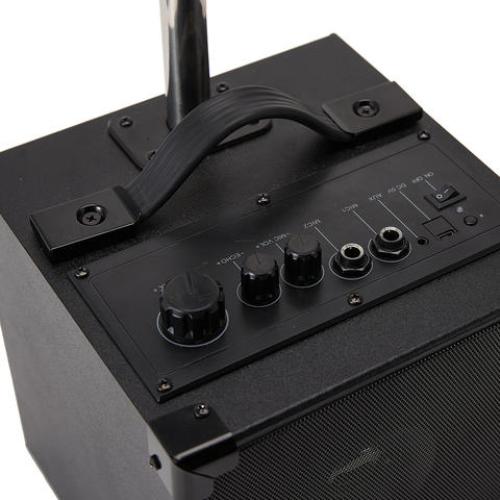 Bluetooth Portable Karaoke Machine - Black /Built-in rechargeable Lithium Battery