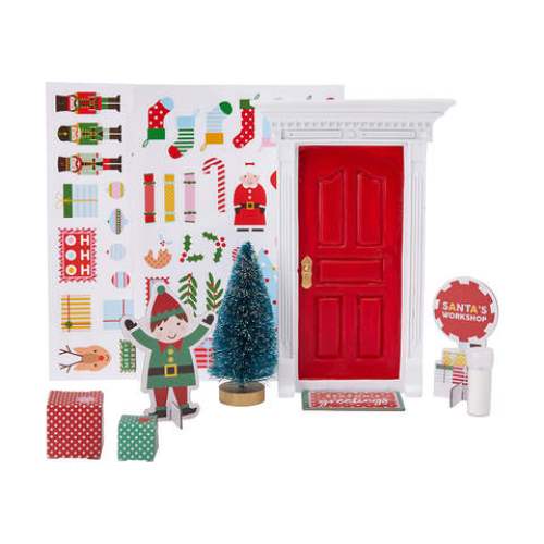 Festive Christmas Elf Door - Perfect Kit for Craft Activities / Suitable for 3+ Years