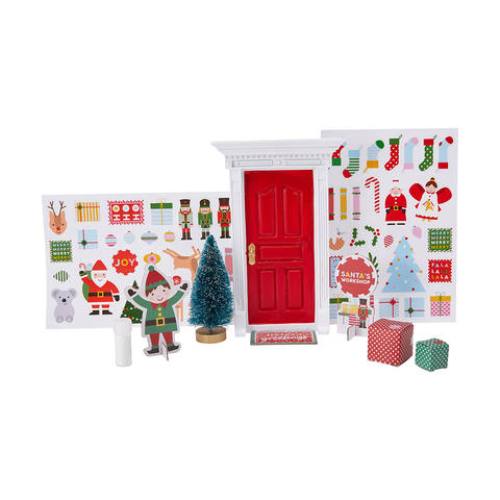 Festive Christmas Elf Door - Perfect Kit for Craft Activities / Suitable for 3+ Years
