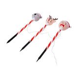 3 Pack Solar Powered Colour Changing Character Stake Lights