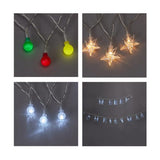 ANKO 24 LED Novelty String Lights - Assorted* / Lit Length 230cm / Battery Operated - TheITmart