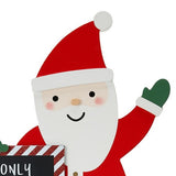 Festive Christmas Countdown Novelty Santa Sign - Multicolour - TheITmart