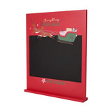 Christmas Festive Movie Board with Chalk - Red & Black