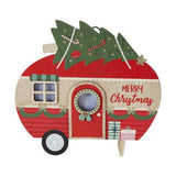 Festive Light Up Merry Christmas Caravan - Multicolour / Battery Operated - TheITmart