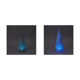 Light Up Glitter Christmas Tree - Assorted* / Gold or Silver Colour