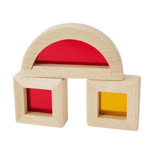 Anko 14 Piece Wooden Light and Colour Blocks / Suitable for ages: 2+ years
