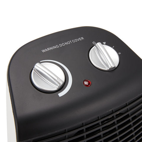 Anko Oscillating Fan Heater / 2 heat settings /Black & white
