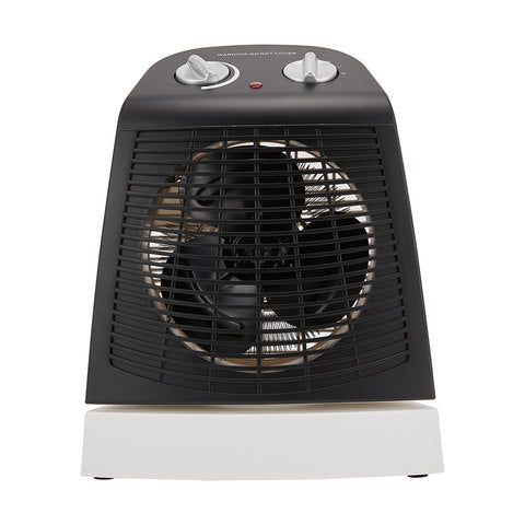 Anko Oscillating Fan Heater / 2 heat settings /Black & white